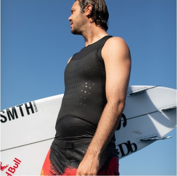 2026 O'Neill Mens Neoprene Skins Rib Cage Vest 5622 - Black
